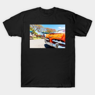 Orange Car In Cuba T-Shirt